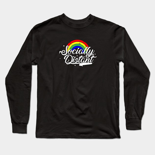 Socially Distant Long Sleeve T-Shirt by jonah block